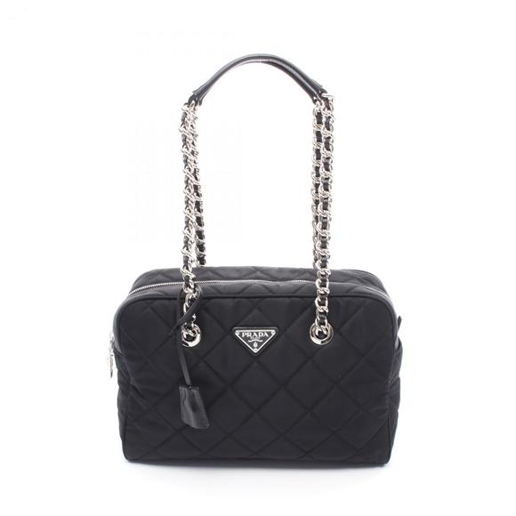 Prada PRADA Shoulder Bag, Nylon, Women's, Black - Picture 1 of 6